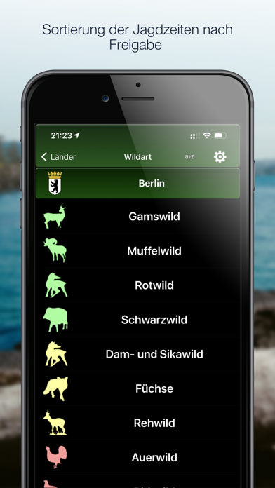 Jagdzeiten.de Premium App Screenshot