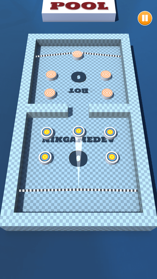 #1. Puck Pool - Fast Sling Puck 3D (iOS) 由: Nikunj Kavathiya
