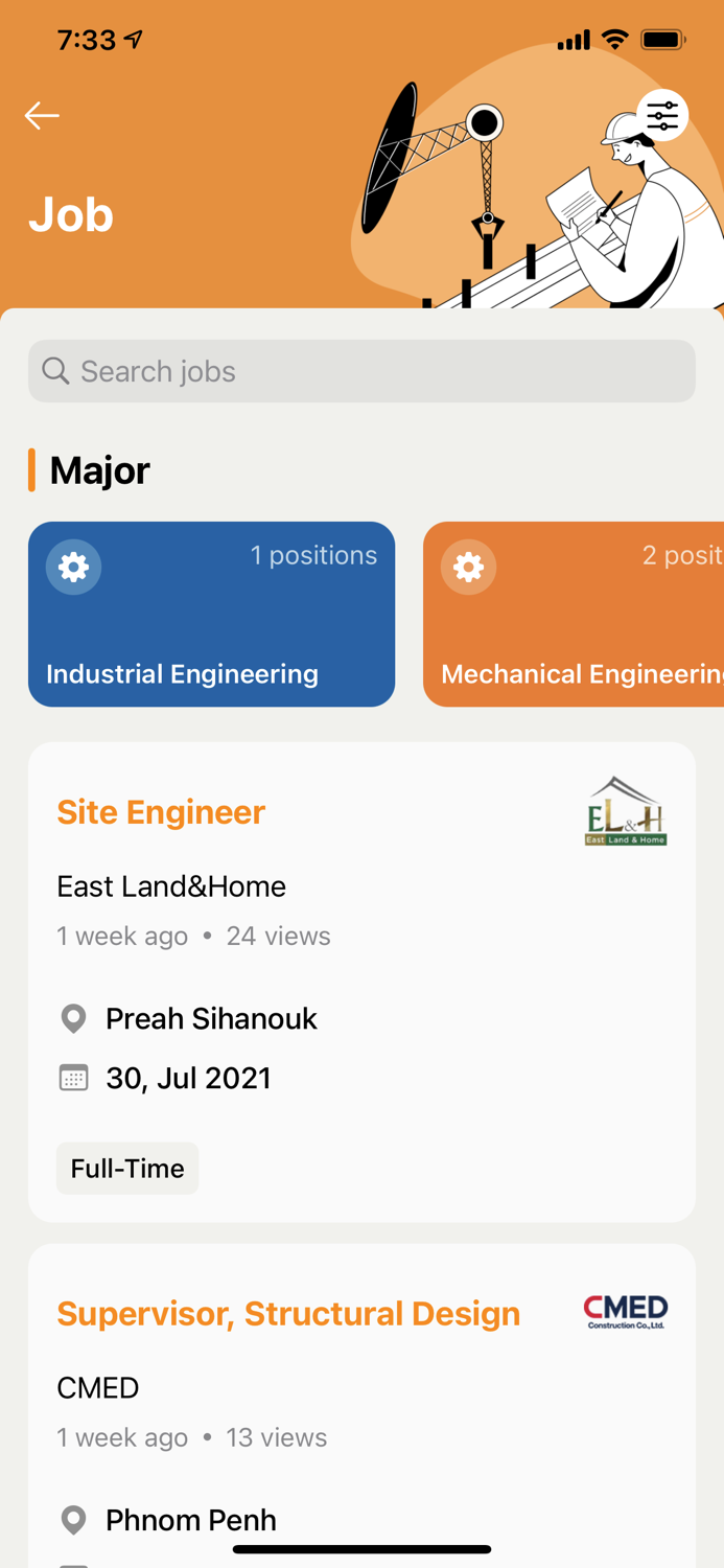 Khmer Engineering Job