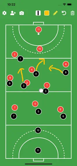 Game screenshot Field Hockey Tactic Board apk