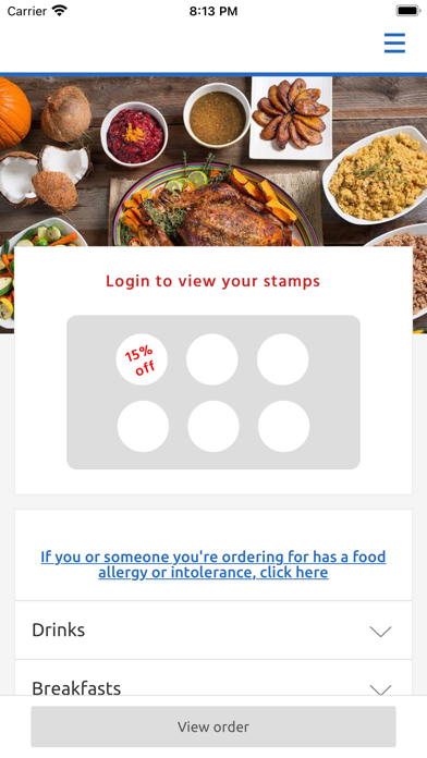 KB's Caribbean takeaway, Screenshot