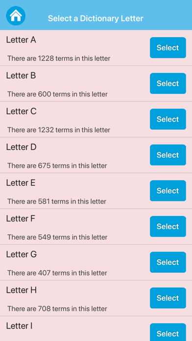 Medical Glossary Screenshot