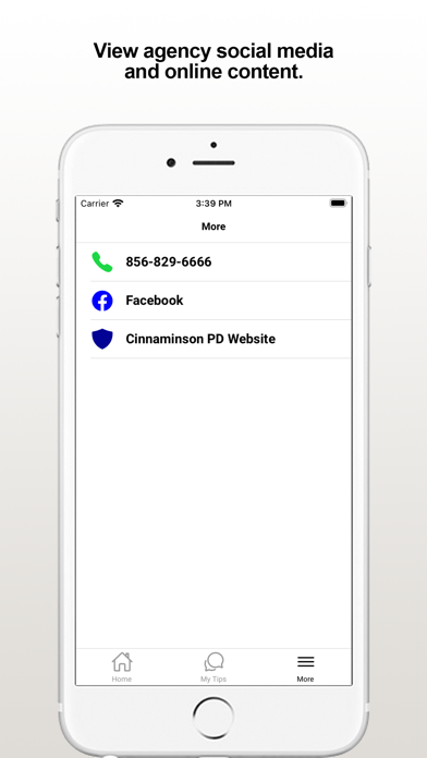 Cinnaminson PD Screenshot