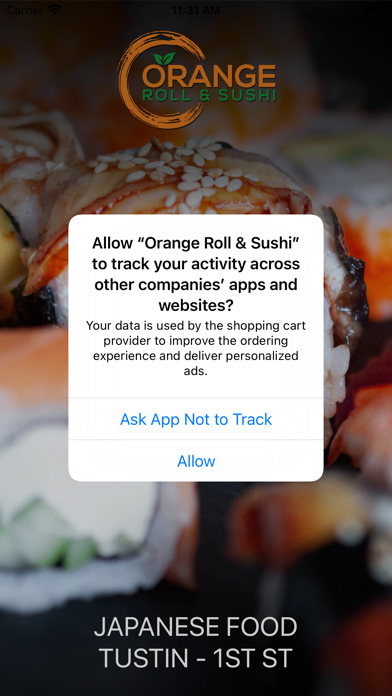 Orange Roll & Sushi Screenshot 1 - AppWisp.com Orange Roll & Sushi Screenshot 1 - AppWisp.com