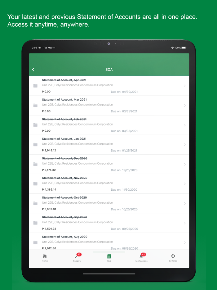 Tract - Property Management