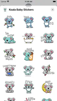 koala baby stickers iphone screenshot 2