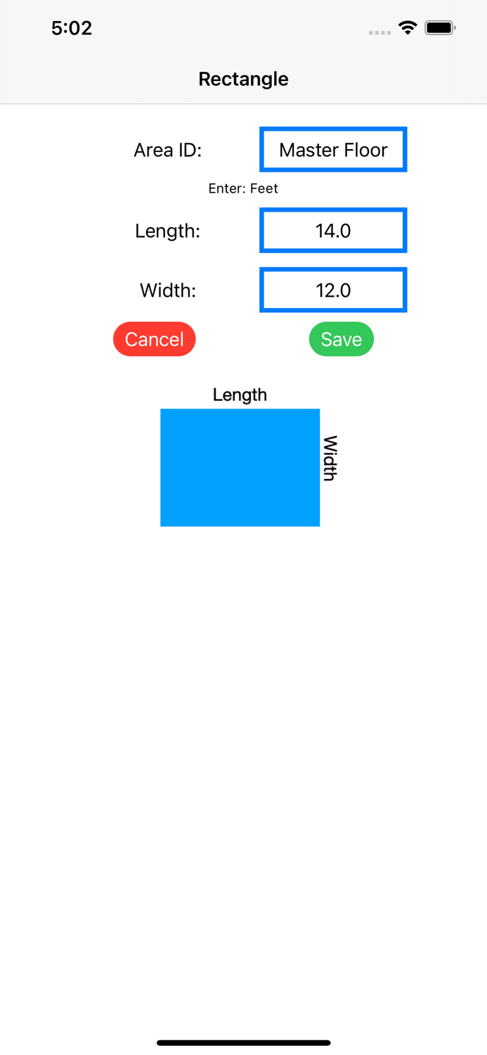 Square Footage Assistant