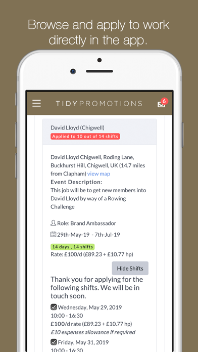 Tidy Promotions Screenshot