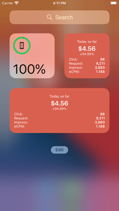 Ads Earnings for Admob Screenshot