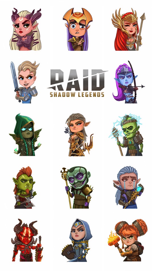 Raid Sticker Pack - 1.0 - (iOS)