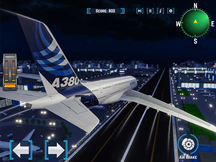 Passenger Airplane Flight Sim