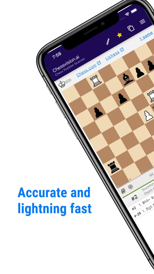 #2. Chessvision.ai Chess Scanner (iOS) 由: Pawel Kacprzak