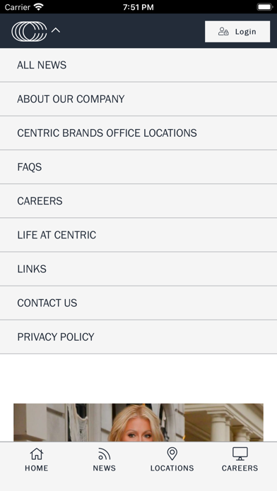 Centric Brands Screenshot