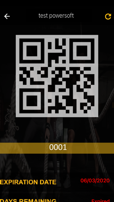 Figure 8 Gym Screenshot