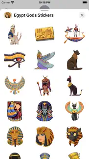 egypt gods stickers iphone screenshot 2