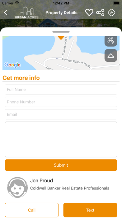 Urban Acres Real Estate Screenshot