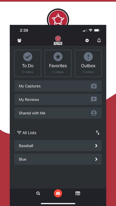 Athletic Republic Vision Screenshot