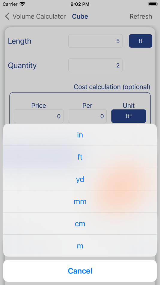 #3. Cubic Yards Calculator + Cost (iOS) 由: Phan Nhat Đang