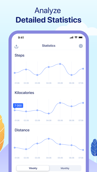 Pedometer & Sport and fitness Screenshot