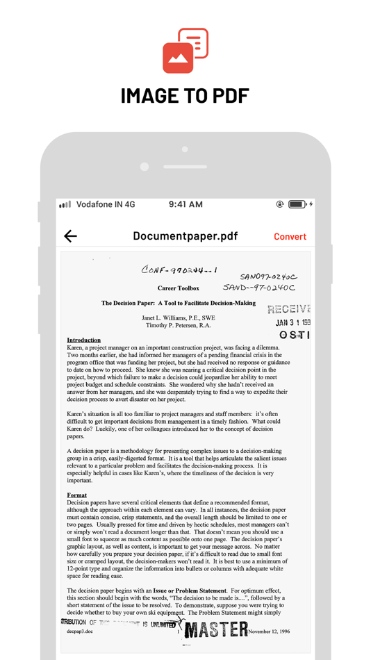 #2. Images To PDF : PDF To Image (iOS) Av: Axita Ghevariya