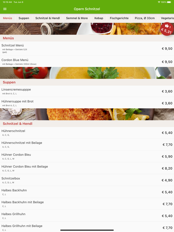 Screenshot #5 pour Opern Schnitzel Wien