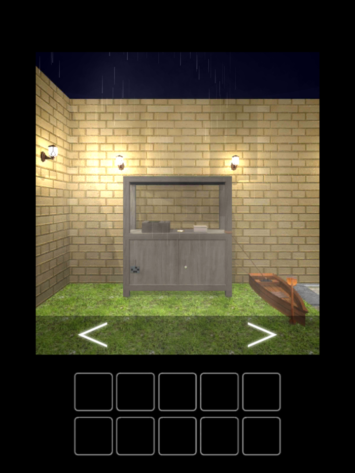 脱出ゲーム 雨降る庭からの脱出