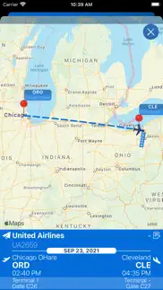cleveland airport(cle) + radar iphone screenshot 3