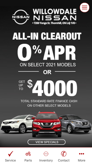 Willowdale Nissan Screenshot