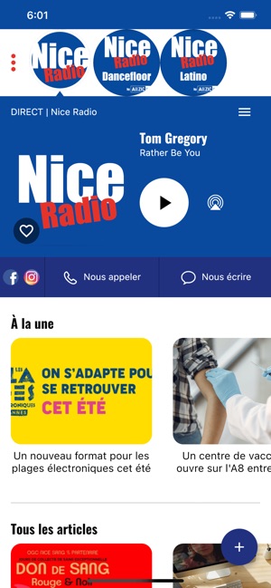 Ecoutez Nice Radio dans l'App Store