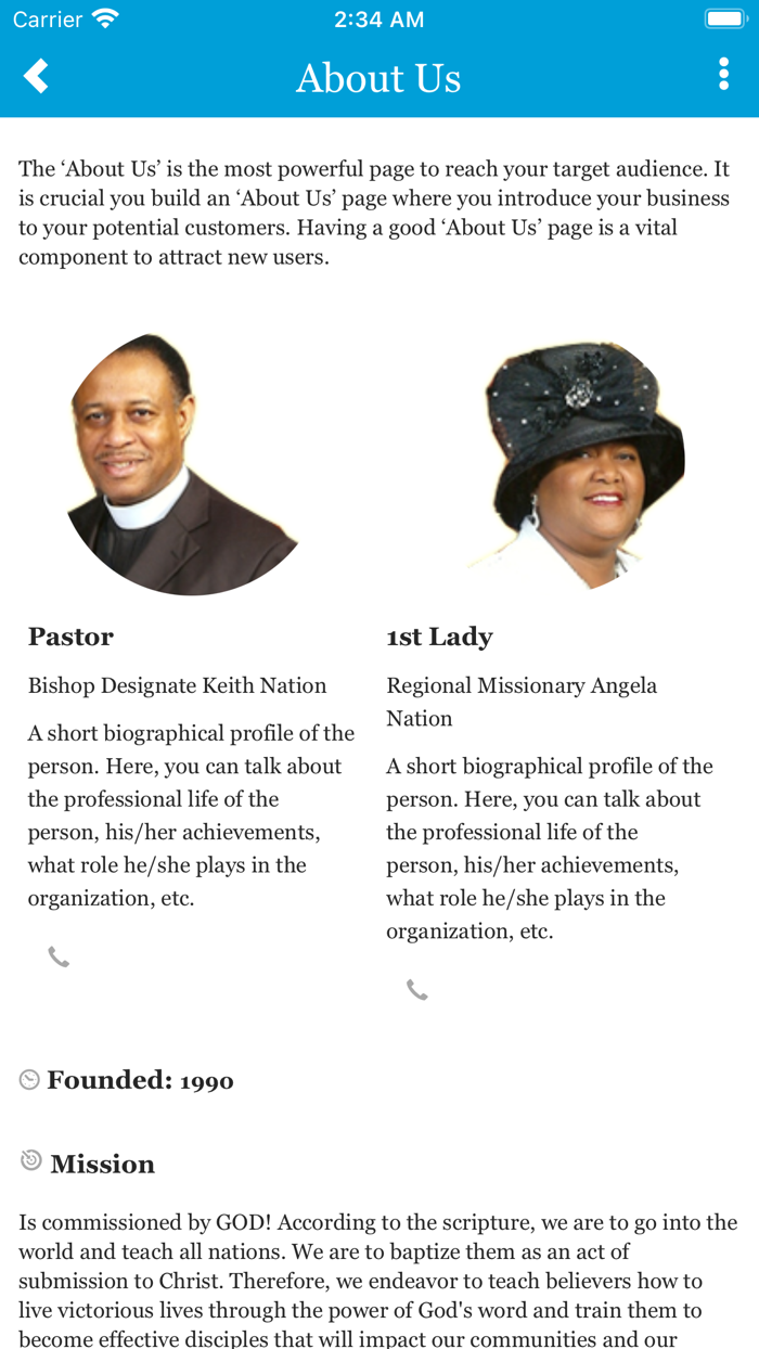 Victory Worship Center App