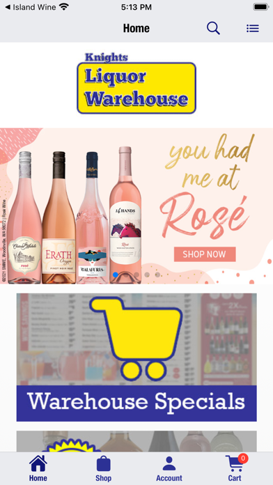 Knights Liquor Warehouse Screenshot
