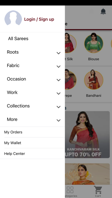 Sarees Online Shopping Screenshot