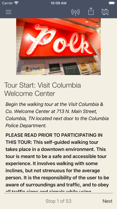 Visit Columbia TN Screenshot