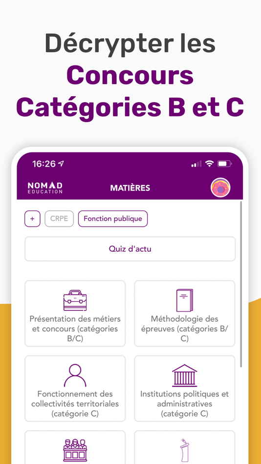 #3. Fonction Publique B, C, CRPE (iOS) 由: Nomad Education