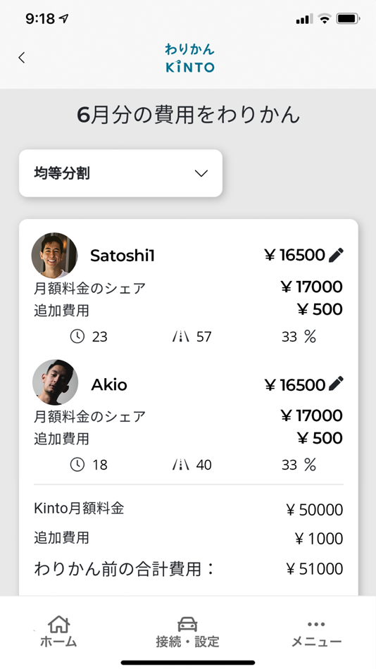 #2. わりかんKINTO (iOS) 由: Greater Than