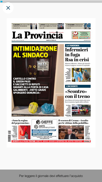 La Provincia di Cremona Crema Screenshot