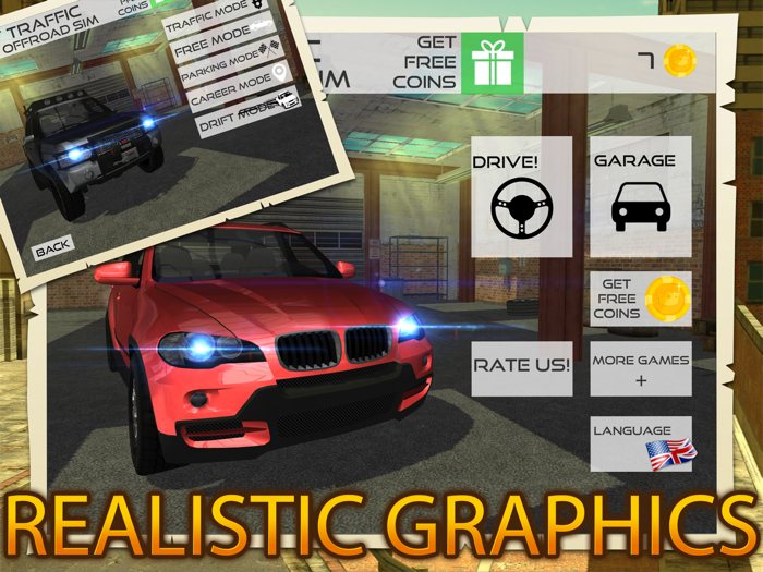 Jeep Traffic Parking Driving