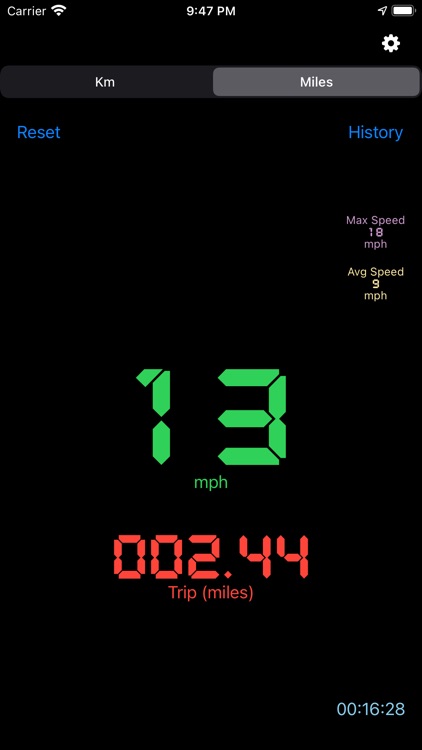 Mph Kmh Counter (Speedometer) screenshot-4
