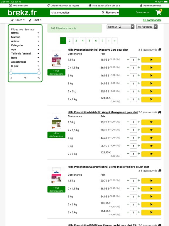 Screenshot #6 pour Brekz - Animalerie en ligne