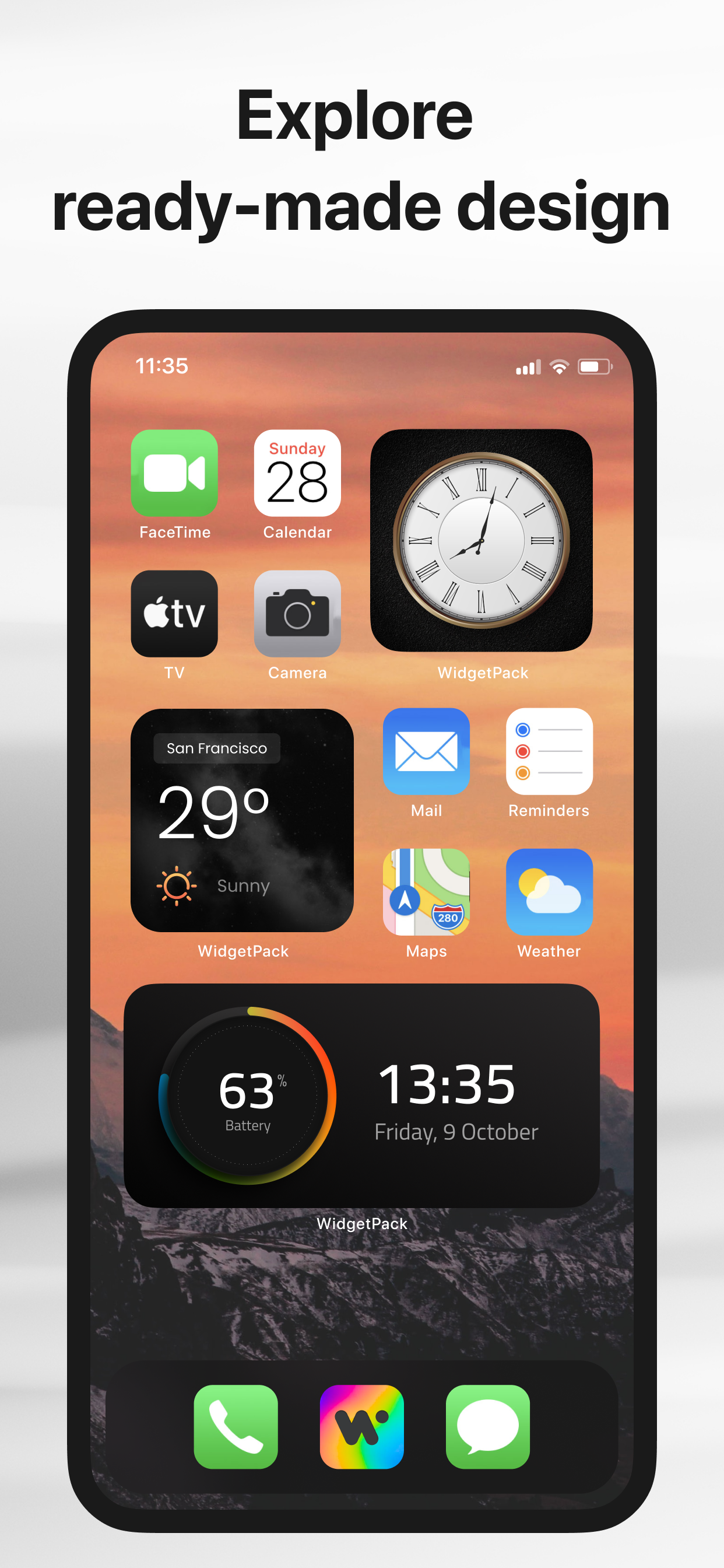 WidgetPack: Custom Screen