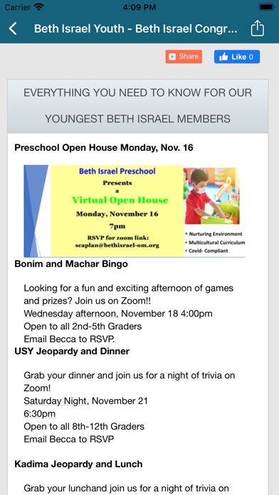 Beth Israel Screenshot