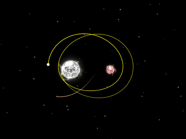 ‎Planeta Gravidade - Captura de tela do SimulateOrbit