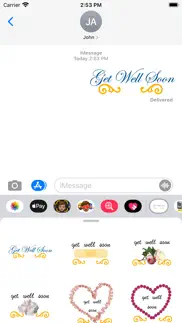 How to cancel & delete get well soon stickers! 1