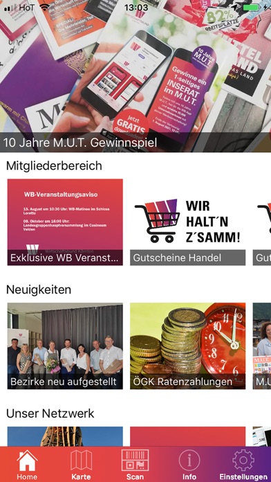 Wirtschaftsbund Kärnten Screenshot