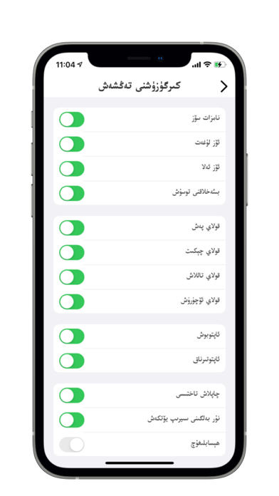 ئۆز كىرگۈزگۈچ Screenshot