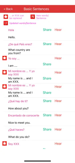 Game screenshot Spanish Sharing Apps hack