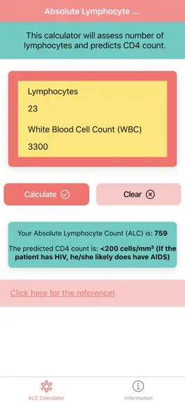 Game screenshot Absolute Lymphocyte Count mod apk