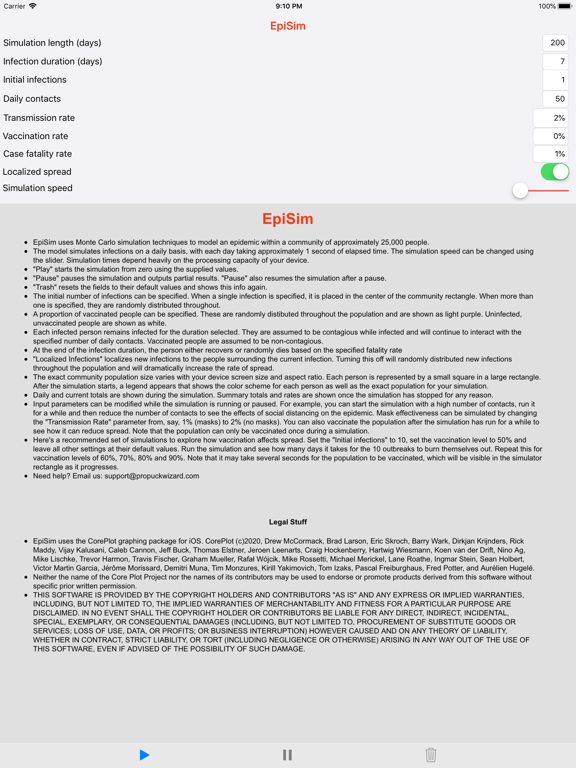 Screenshot #4 pour EpiSim