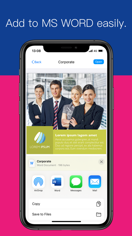 Templates for MS Word - 2.2 - (iOS)
