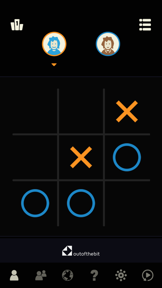 #9. Tic Tac Toe (iOS) 由: OutOfTheBit Ltd